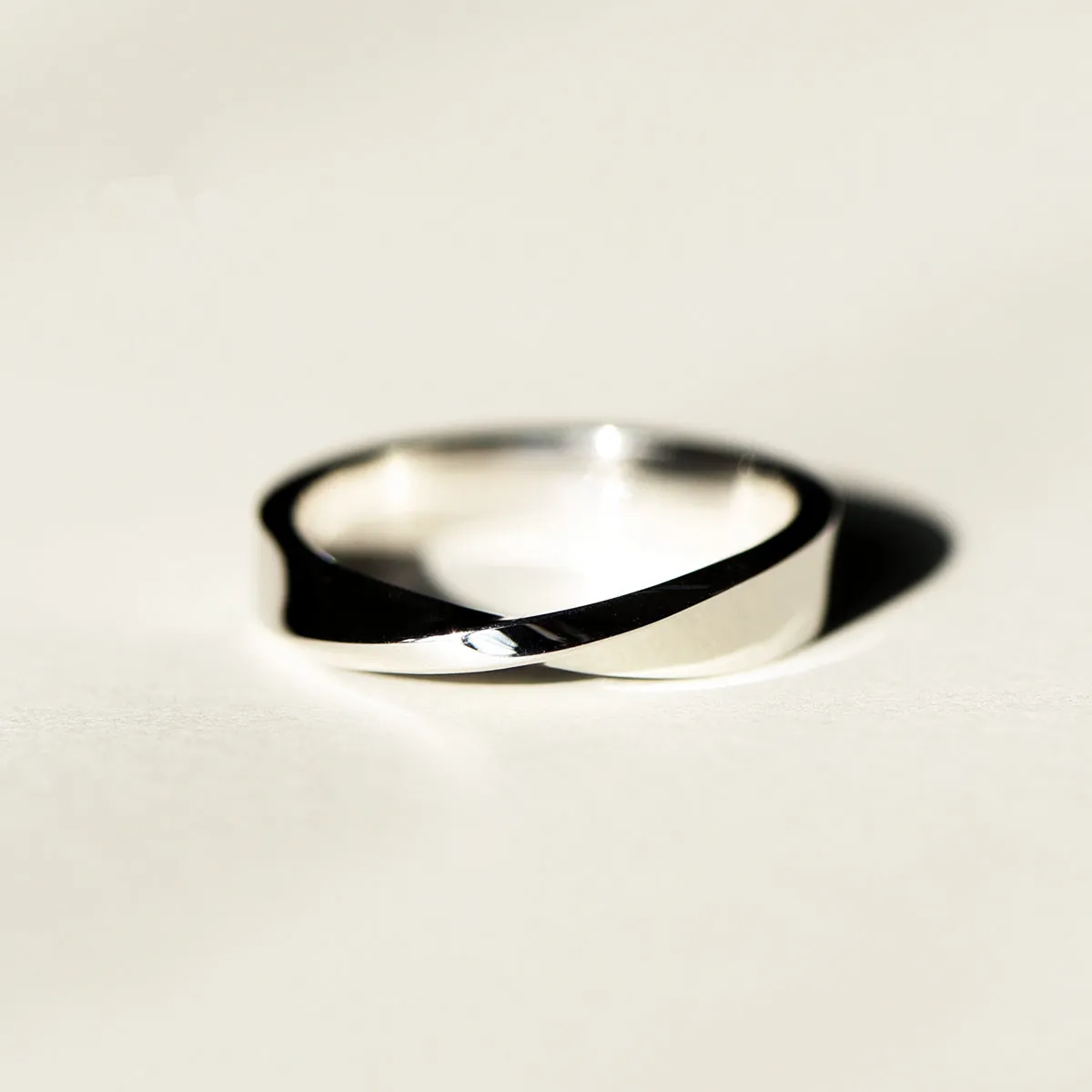 Mobius Strip Style Wedding Ring