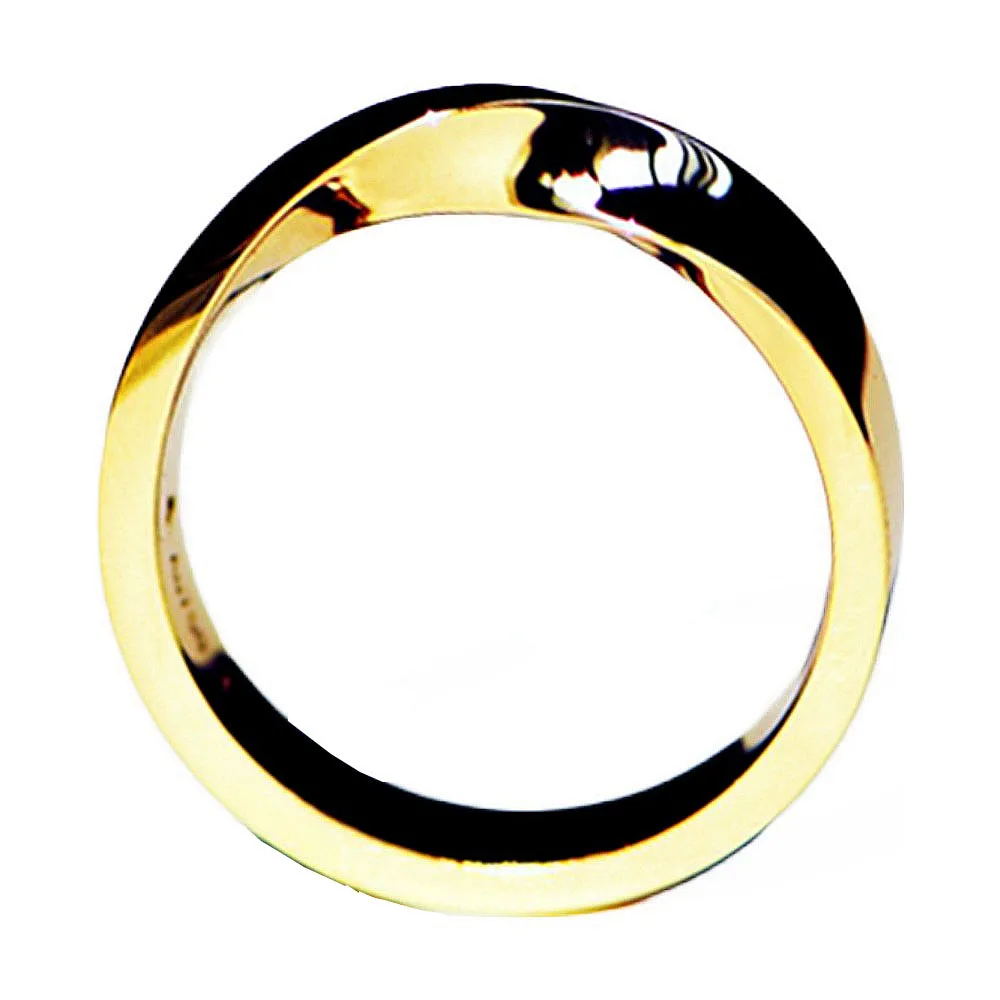 Mobius Strip Style Wedding Ring