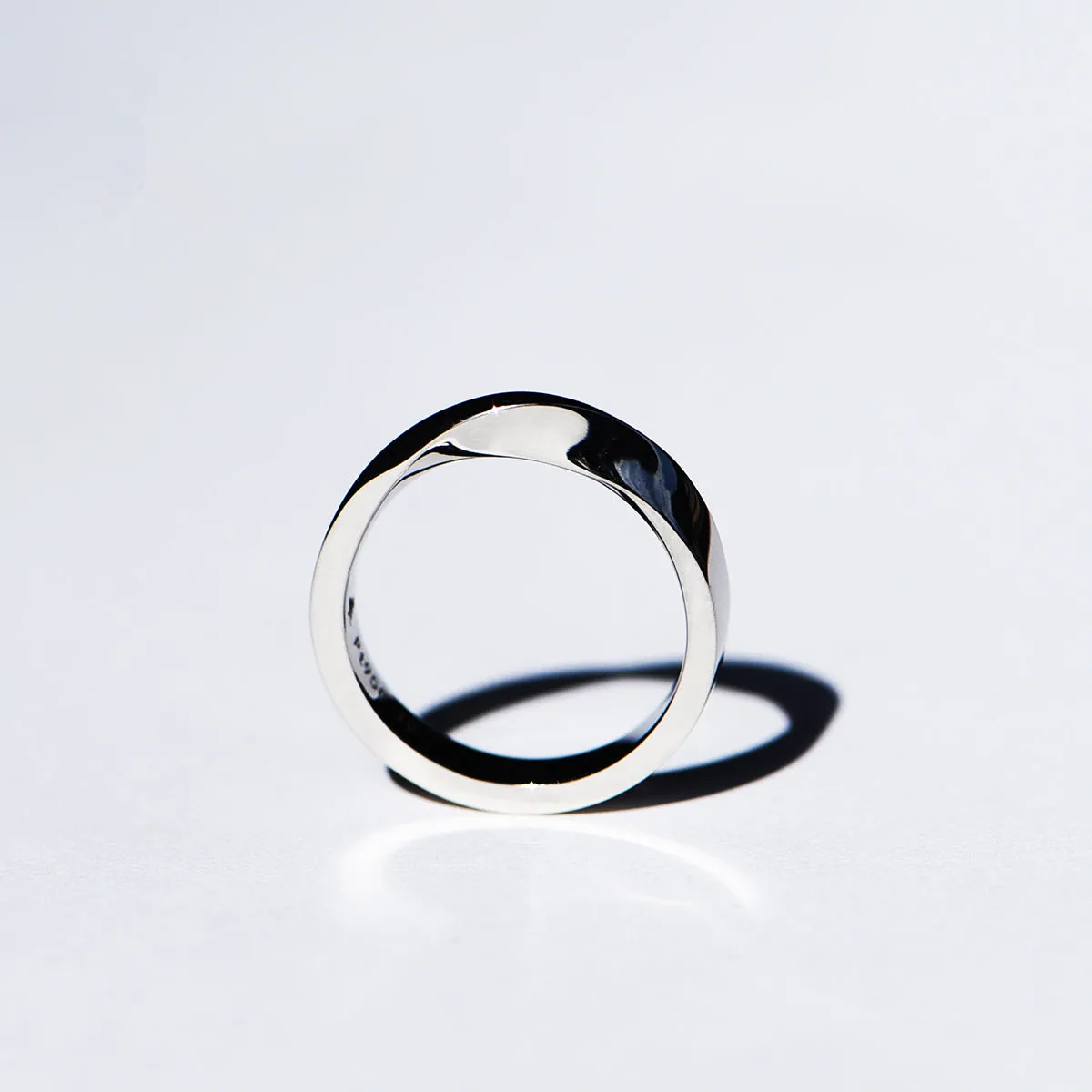 Mobius Strip Style Wedding Ring