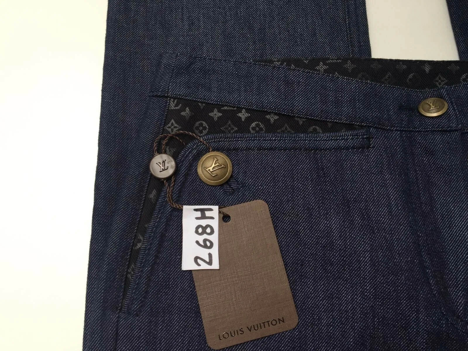 Monogram Pocket Jeans