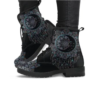 Moon Dream Catcher Women's Leather Boots