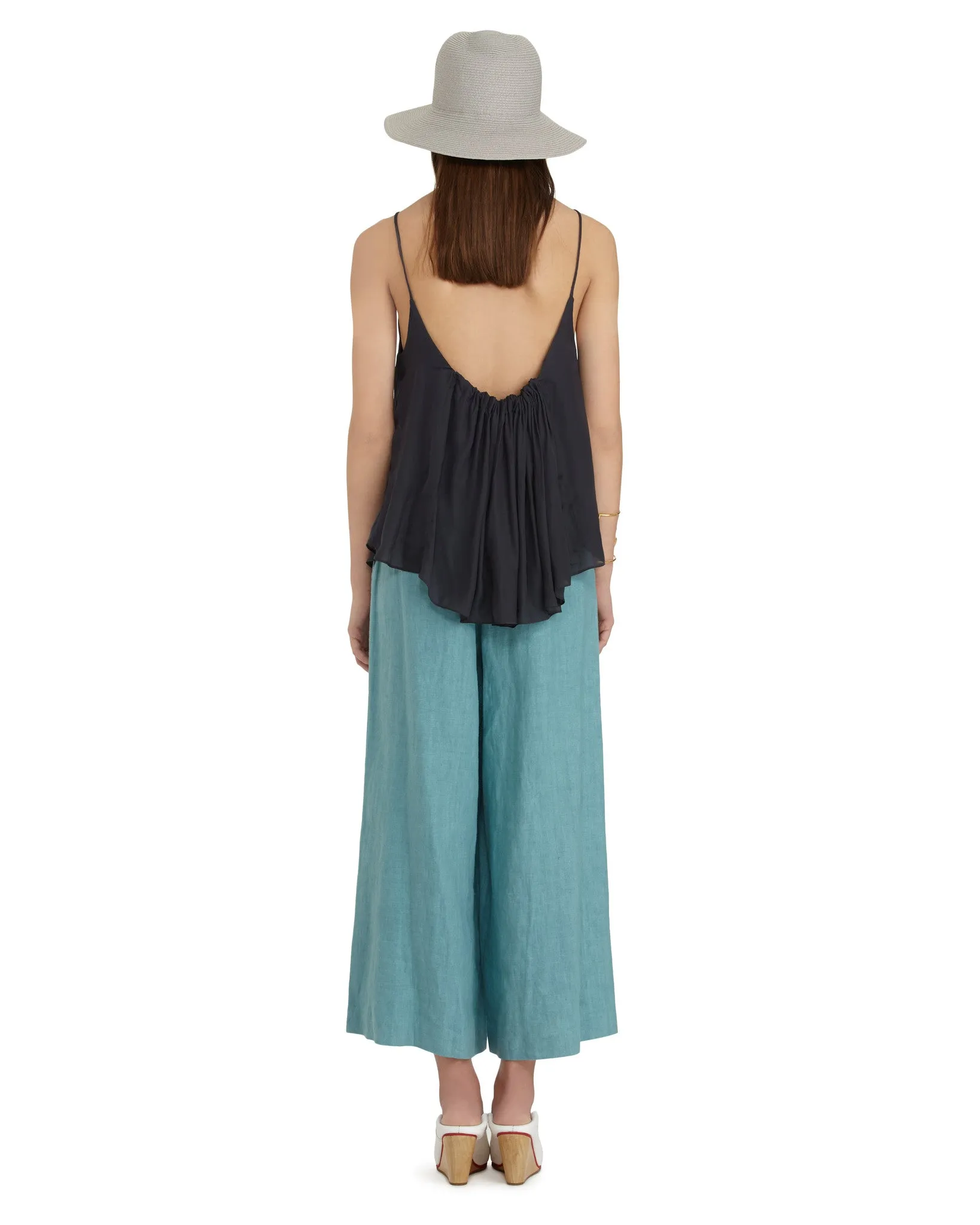 Morgan Carper Sera Top in Grey - FINAL SALE