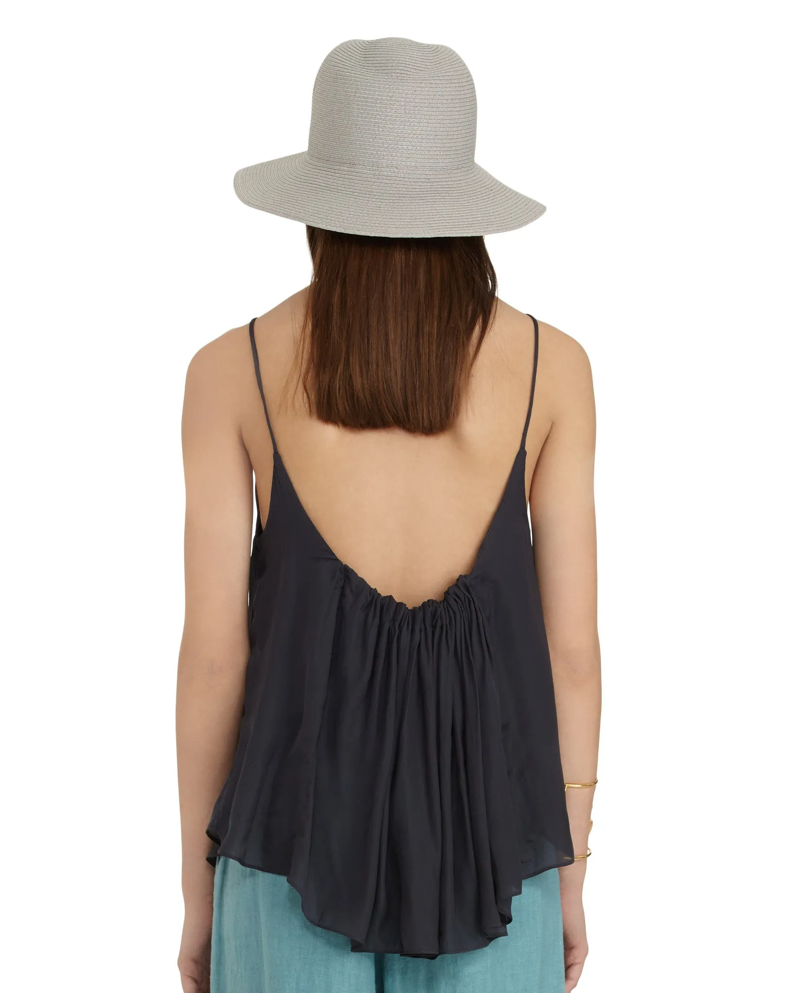 Morgan Carper Sera Top in Grey - FINAL SALE