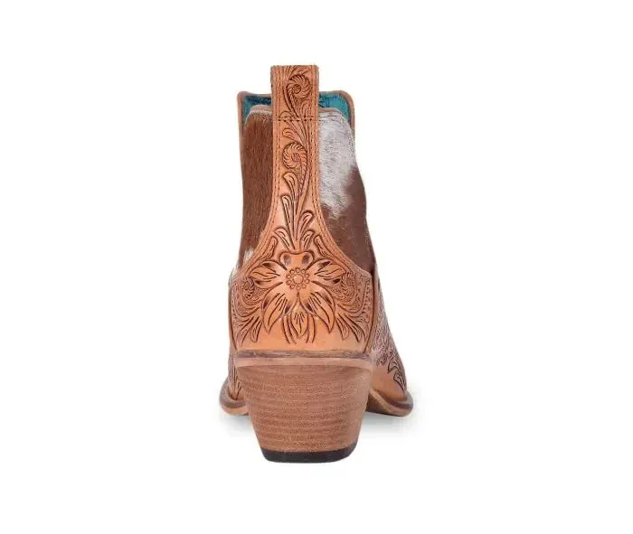 Myra Frisco Hacienda Hair-On Hide & Hand-Tooled Leather Boots