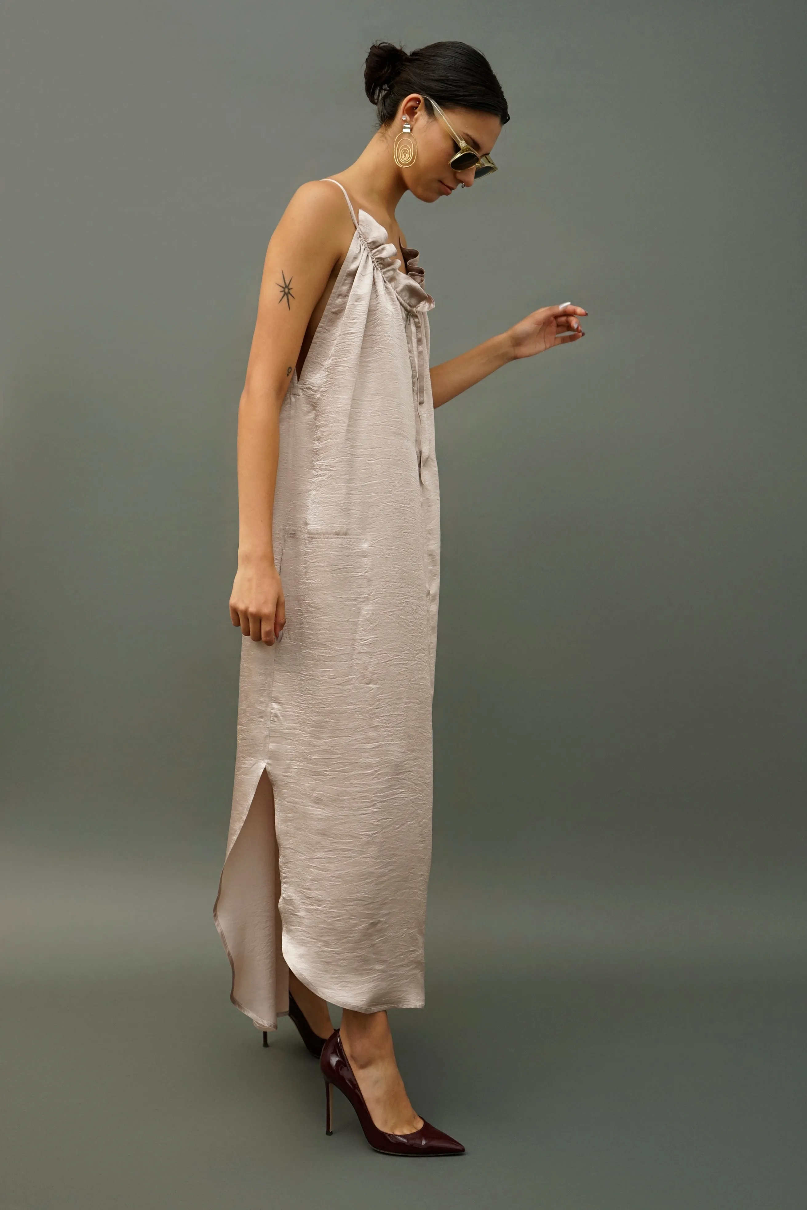 Myth Women's Long Lavender Dress
