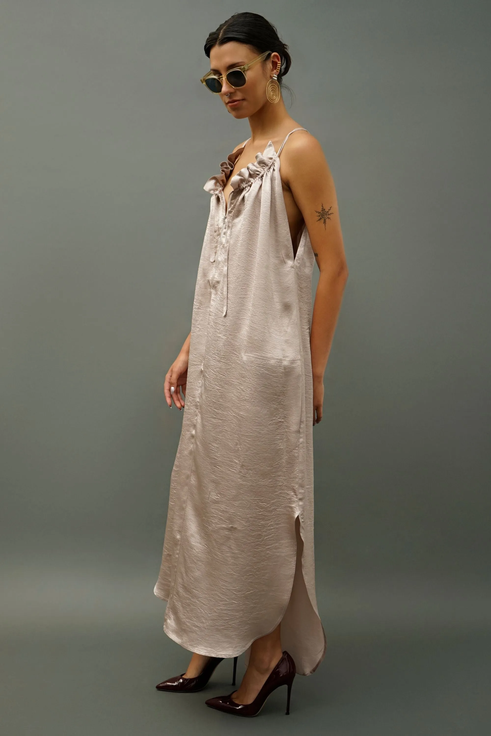 Myth Women's Long Lavender Dress