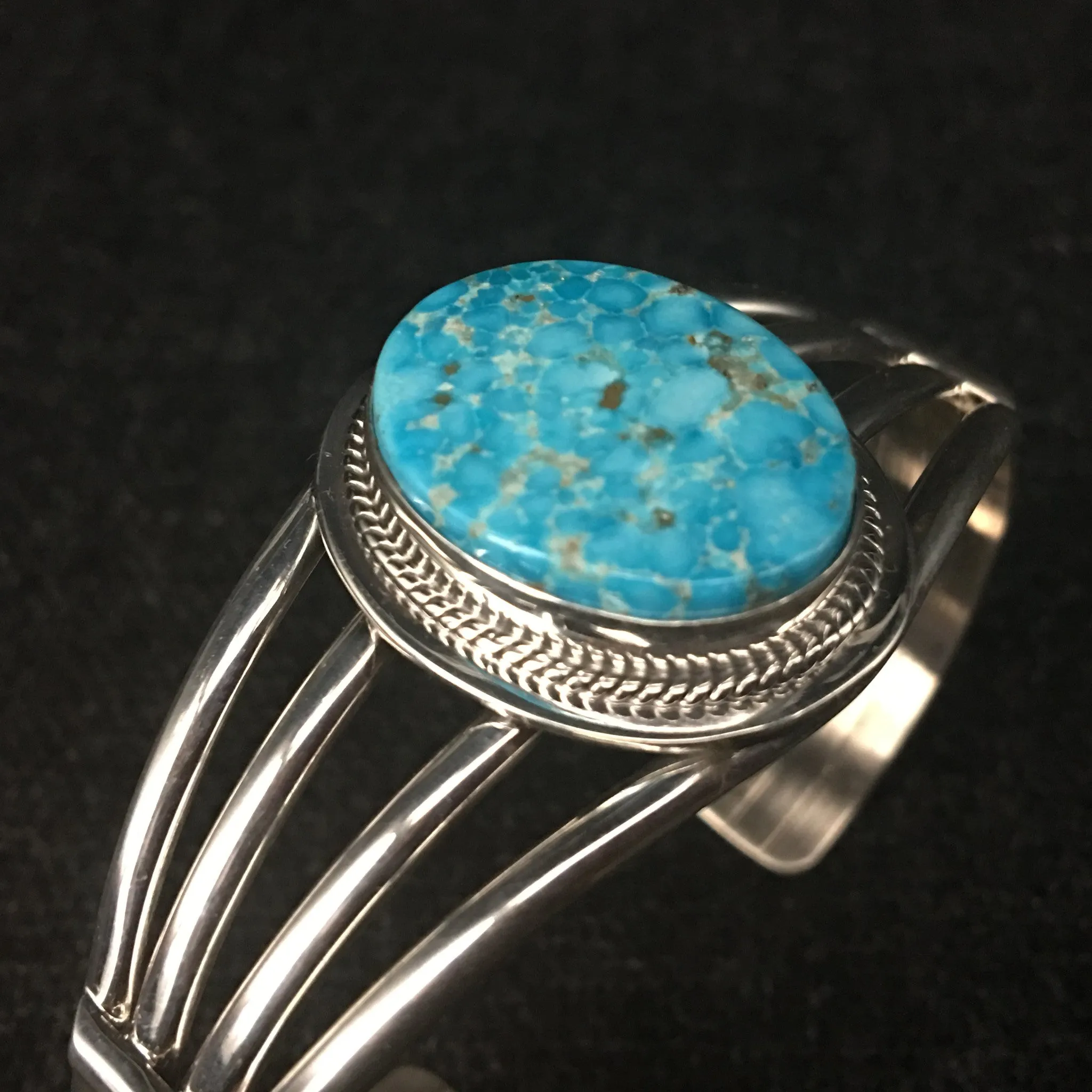 Native American Kingman Turquoise Bracelet