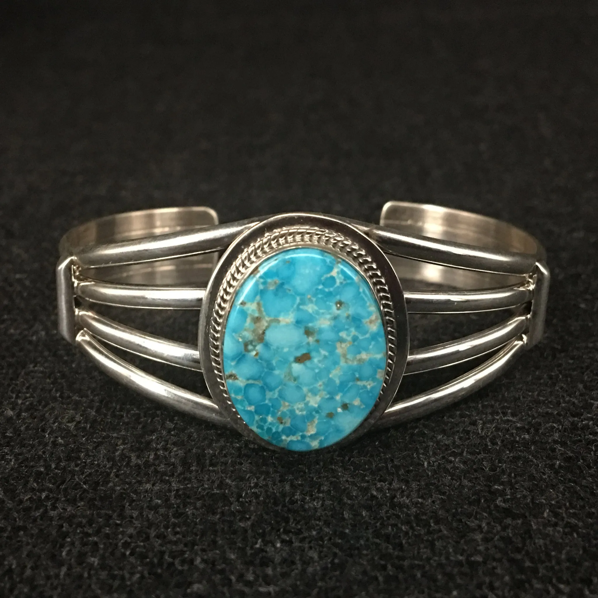 Native American Kingman Turquoise Bracelet
