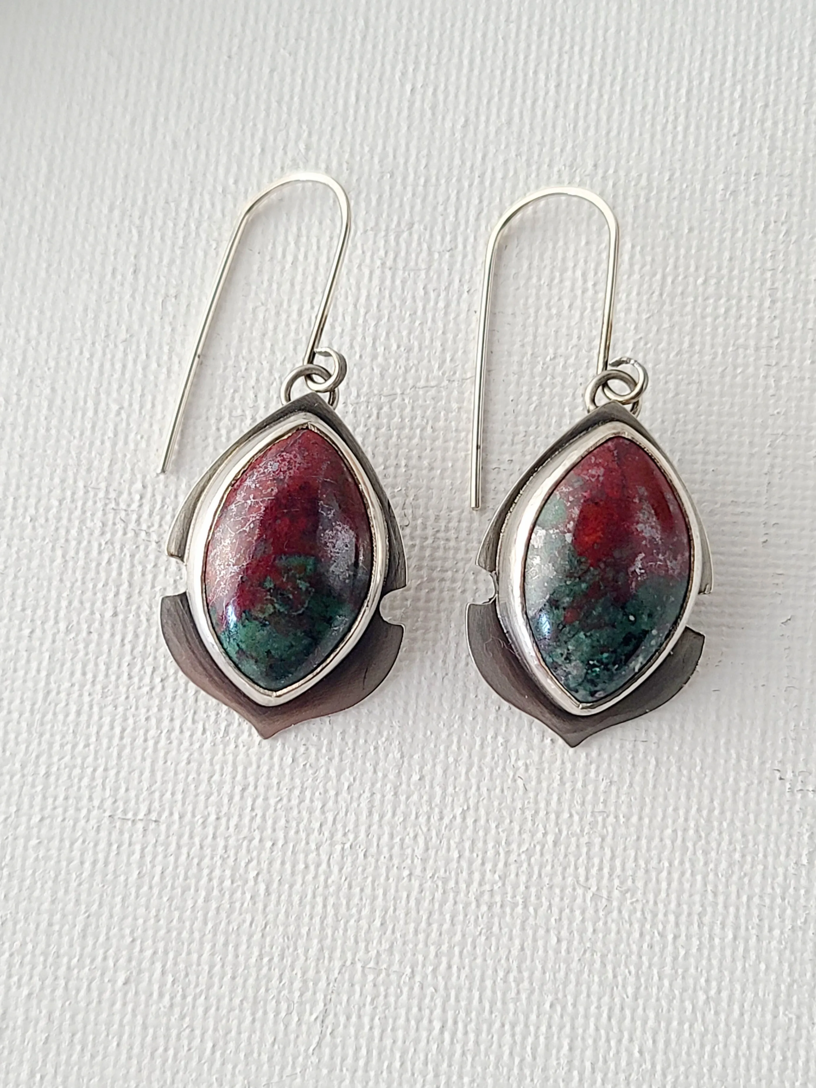 Navette Earrings-Sonoran Sunrise