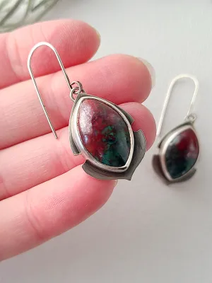 Navette Earrings-Sonoran Sunrise