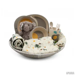 New Baby Gift Basket, Baby Elephant Theme