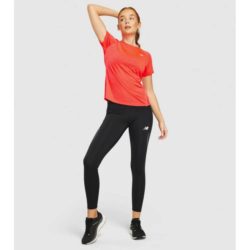 New Balance Womens Impact Run Short Sleeve Tee