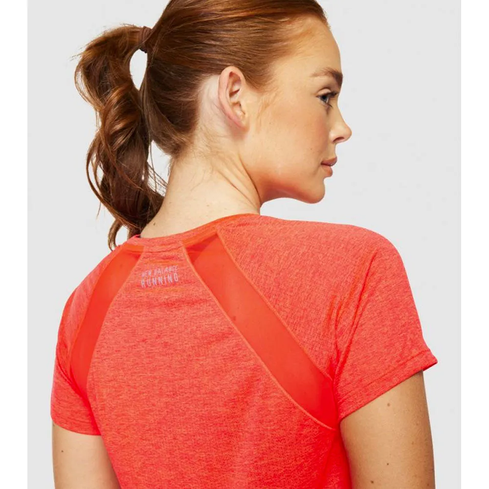 New Balance Womens Impact Run Short Sleeve Tee
