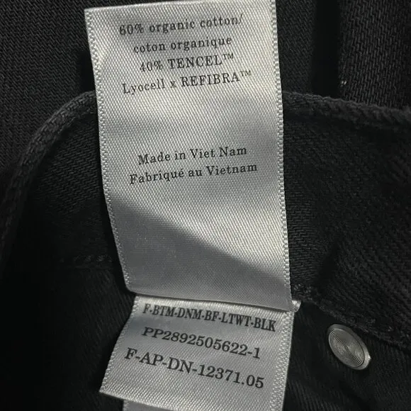 NEW Everlane The Super Soft Relaxed Jean Womens 30 Stormy Black