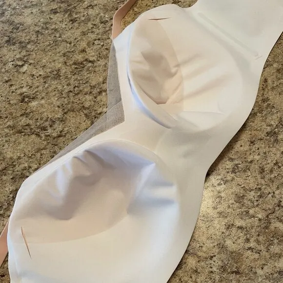 New HONEYLOVE Pink Wireless Crossover Bra: XL 38D/DDE. This cross over is BNWOT!