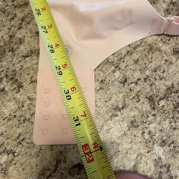 New HONEYLOVE Pink Wireless Crossover Bra: XL 38D/DDE. This cross over is BNWOT!