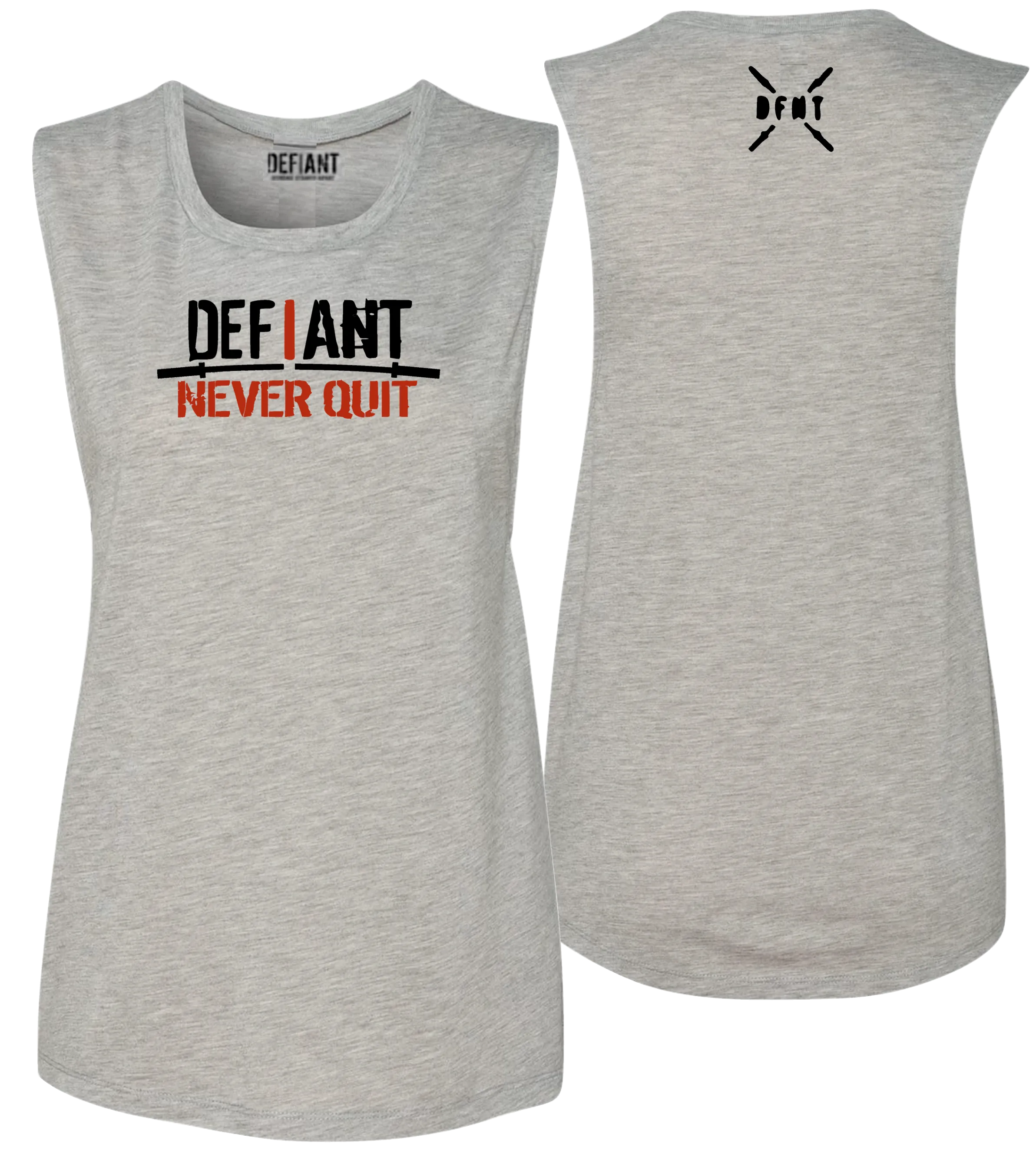 New - "I NEVER QUIT" - Women's Muscle Tank