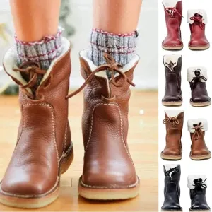 NEW Retails $55, Tinstree Warm Lined Snow Ankle Boots, Brown, Sz 7.5