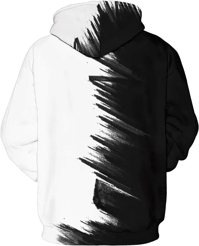 New Unisex Men Women's 3d Print Long Sleeve Rave Sweatshirt Novelty Hip Hop Pullover Hoodie Tag says XXXL, fits like 1x-2x