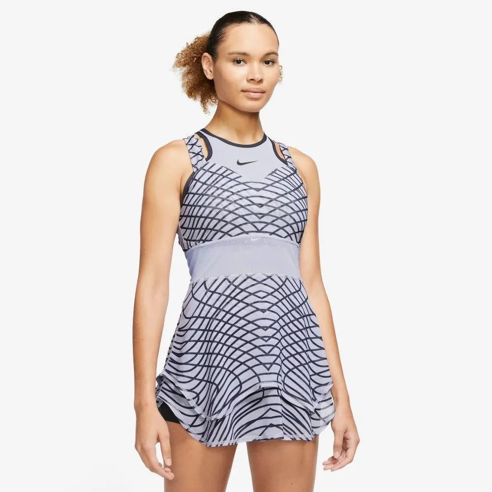 Nike Women's  Dri-FIT Slam Dress (Purple/Gridiron/Black)