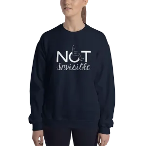 Not Invisible (Sweatshirt - Dark Colors Women's Design)