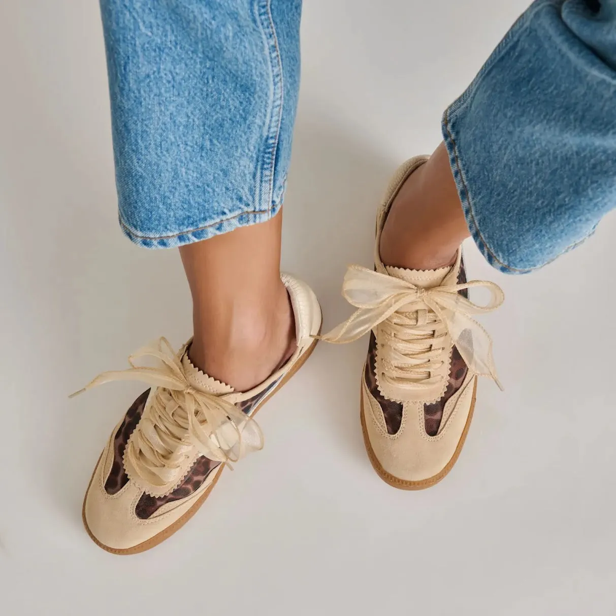 Notice Mesh Sneaker - Light Leopard