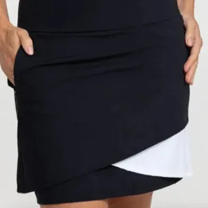 NWOT Kinona Wrap It Up Black and White Golf Skort, Size XS (Stretch)