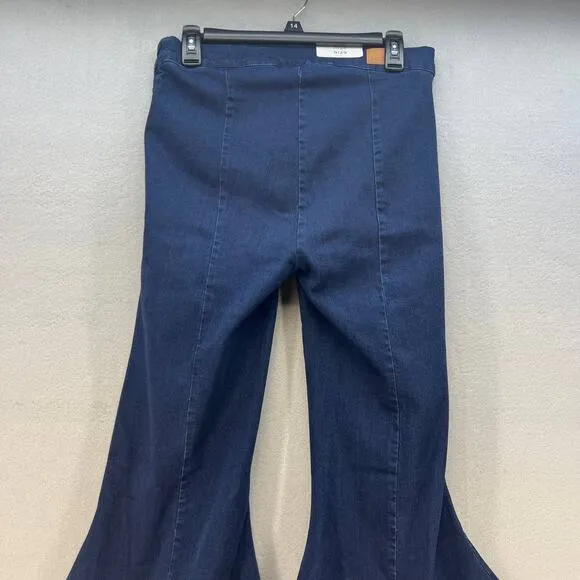 NWT Judy Blue Women's Super Flare Jeans Size 9/29 High Low Flare Side Zippers