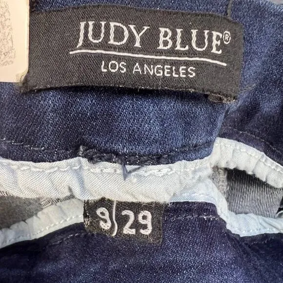 NWT Judy Blue Women's Super Flare Jeans Size 9/29 High Low Flare Side Zippers