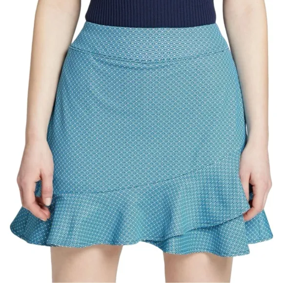NWT Lady Hagen Women's Overlap Ruffle Golf Skort