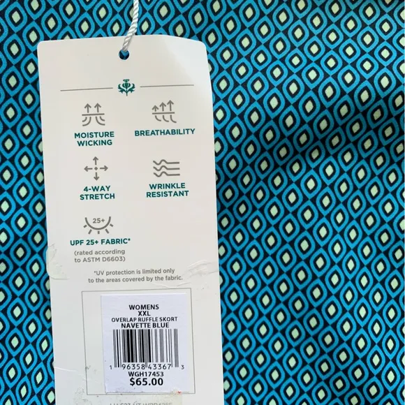 NWT Lady Hagen Women's Overlap Ruffle Golf Skort
