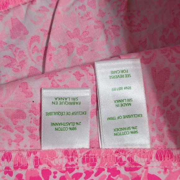 NWT! Lilly Pulitzer Ocean View Shorts Pink Shady Invest A Gator Size XL