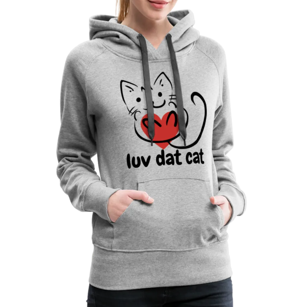Official Luv Dat Cat Women's Premium Hoodie