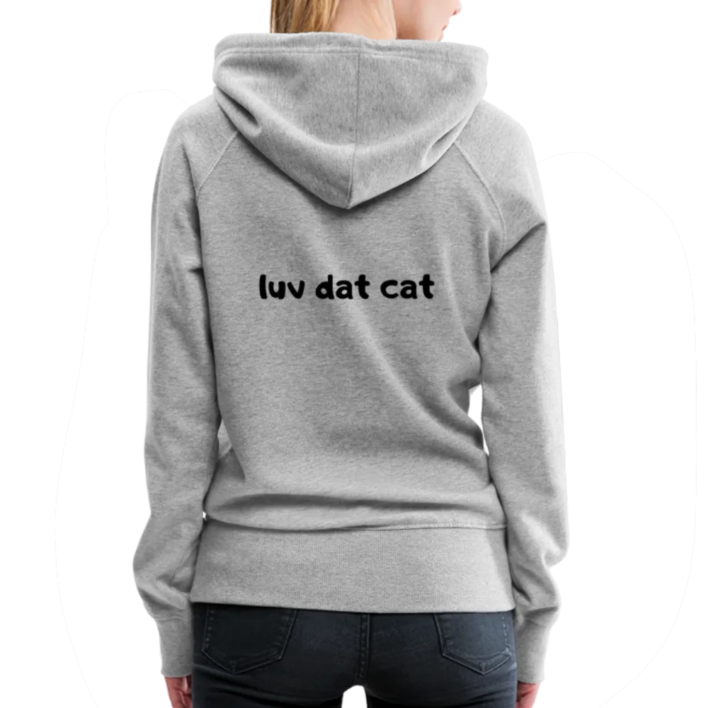 Official Luv Dat Cat Women's Premium Hoodie