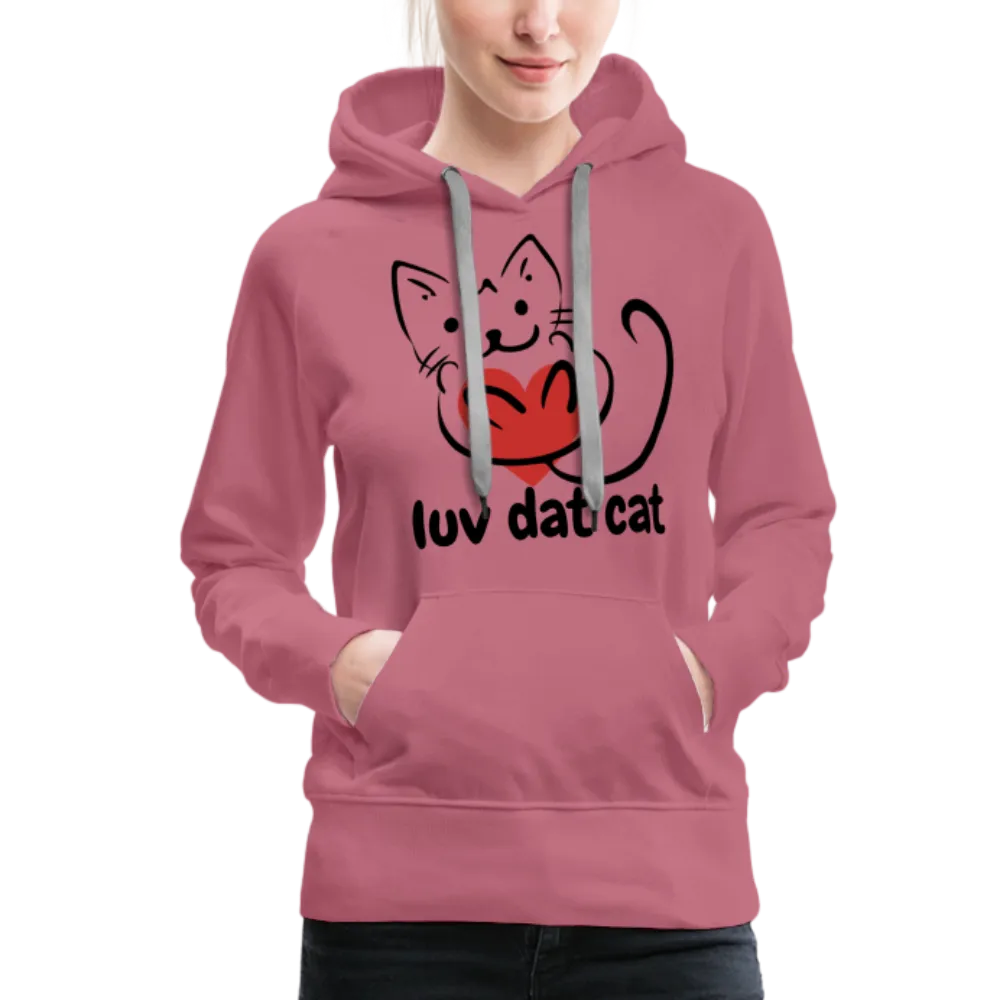 Official Luv Dat Cat Women's Premium Hoodie