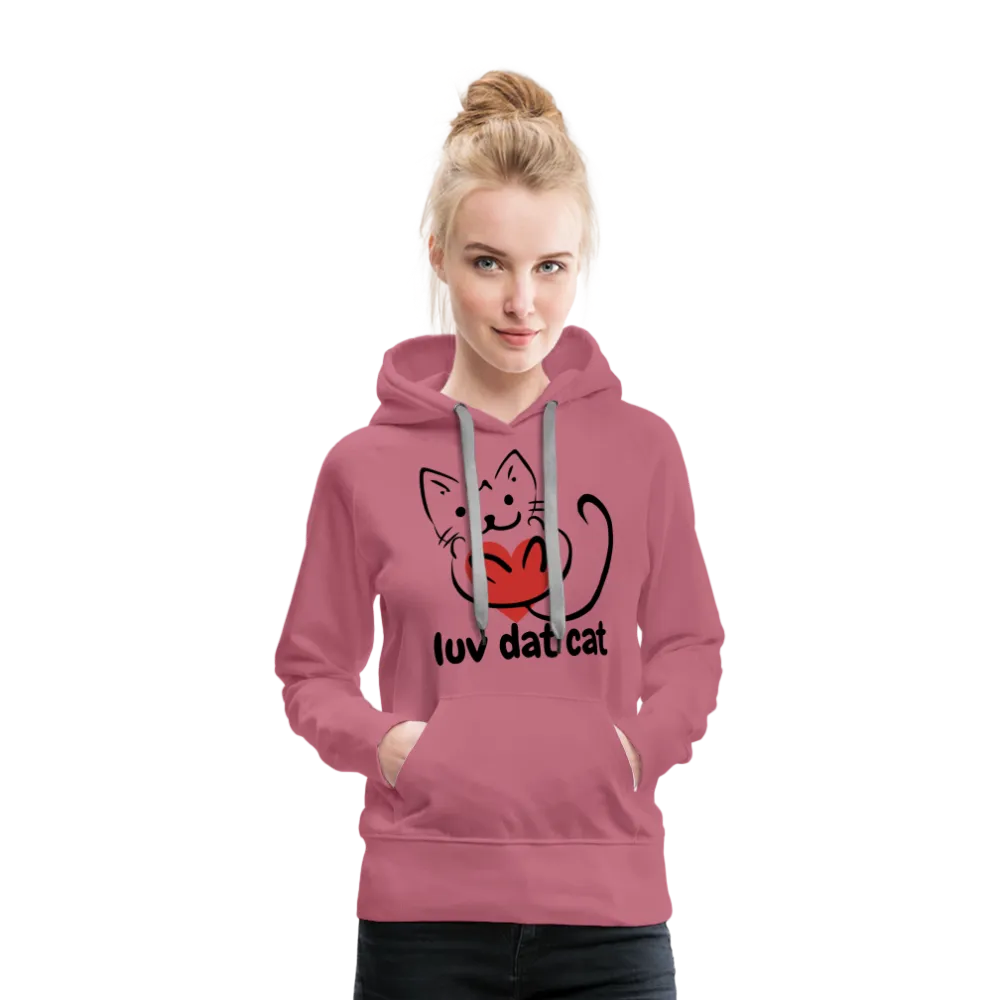Official Luv Dat Cat Women's Premium Hoodie