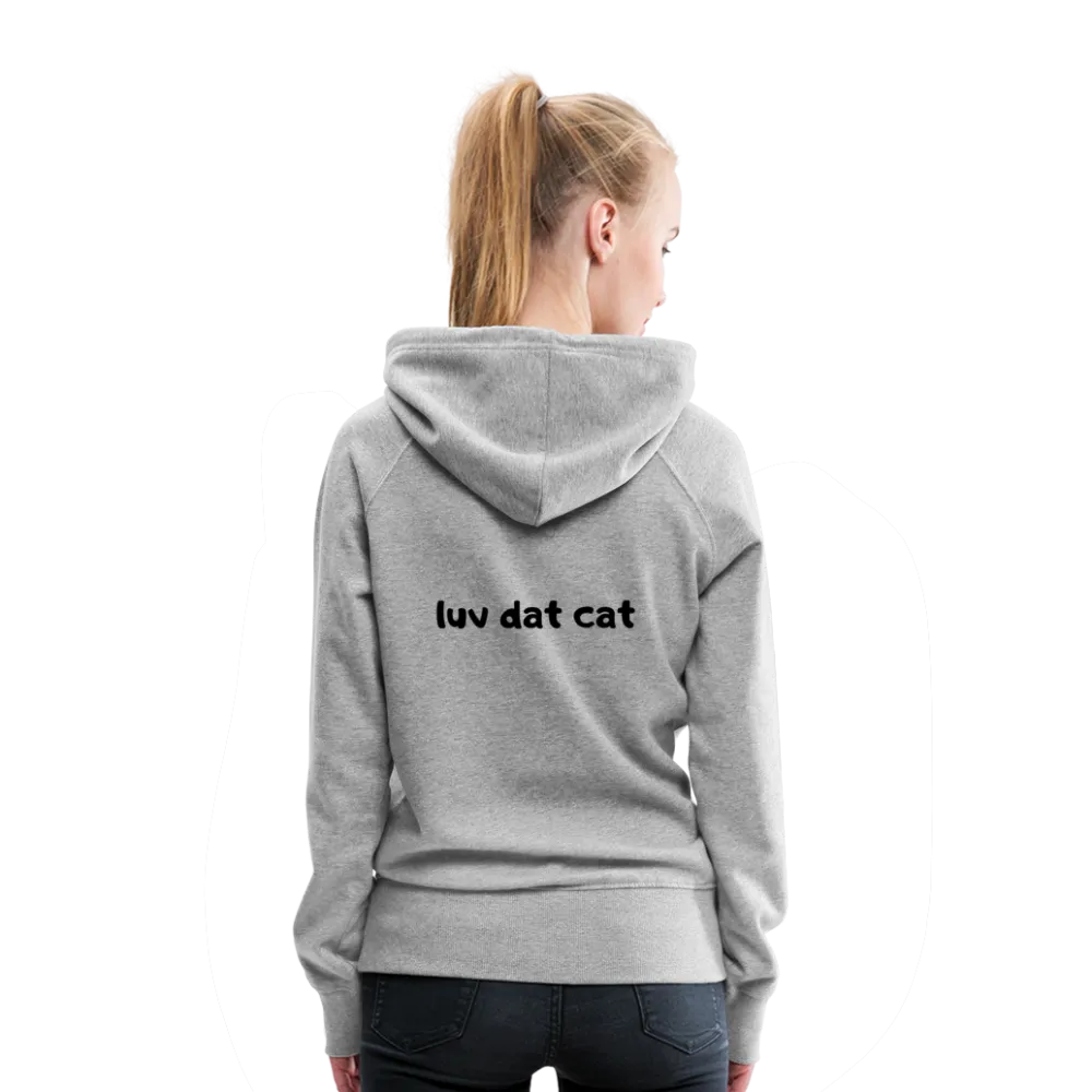 Official Luv Dat Cat Women's Premium Hoodie