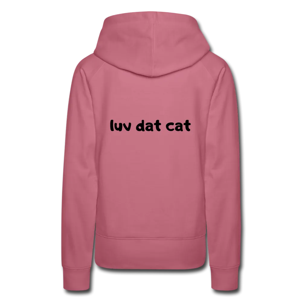 Official Luv Dat Cat Women's Premium Hoodie