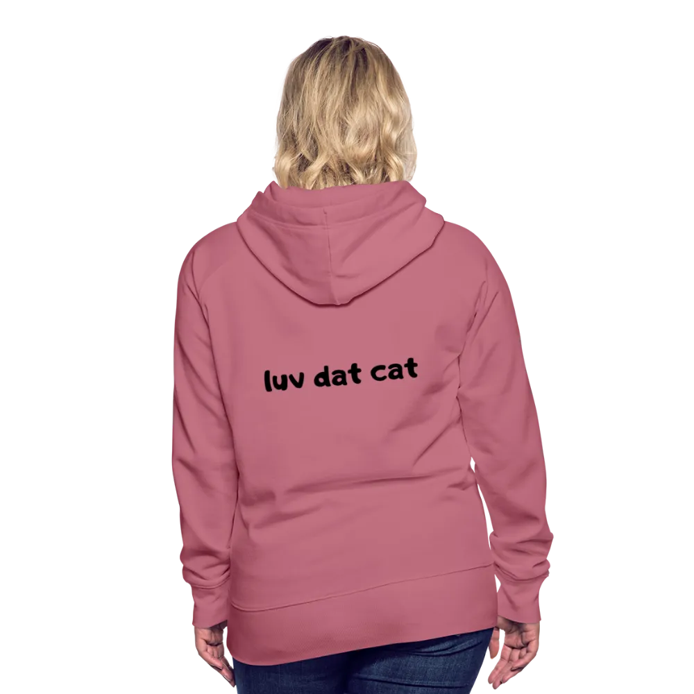 Official Luv Dat Cat Women's Premium Hoodie