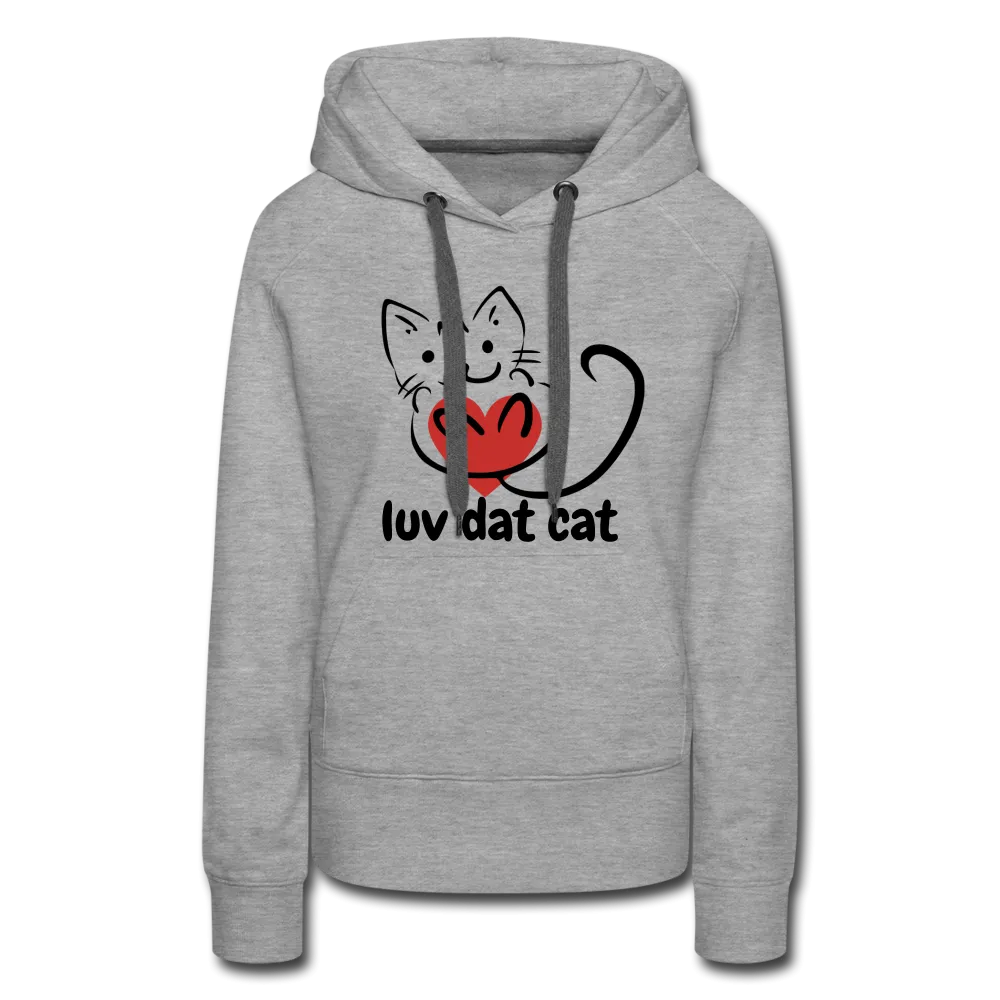 Official Luv Dat Cat Women's Premium Hoodie