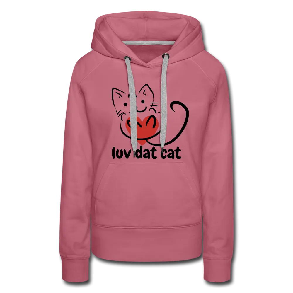 Official Luv Dat Cat Women's Premium Hoodie
