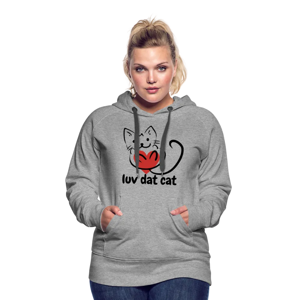 Official Luv Dat Cat Women's Premium Hoodie