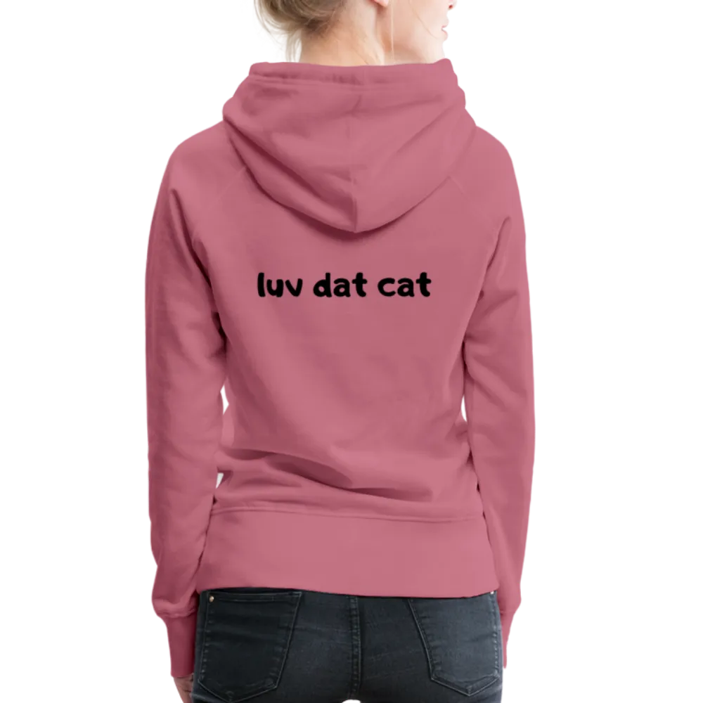 Official Luv Dat Cat Women's Premium Hoodie