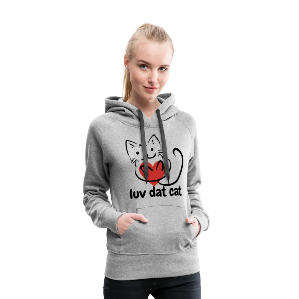 Official Luv Dat Cat Women's Premium Hoodie