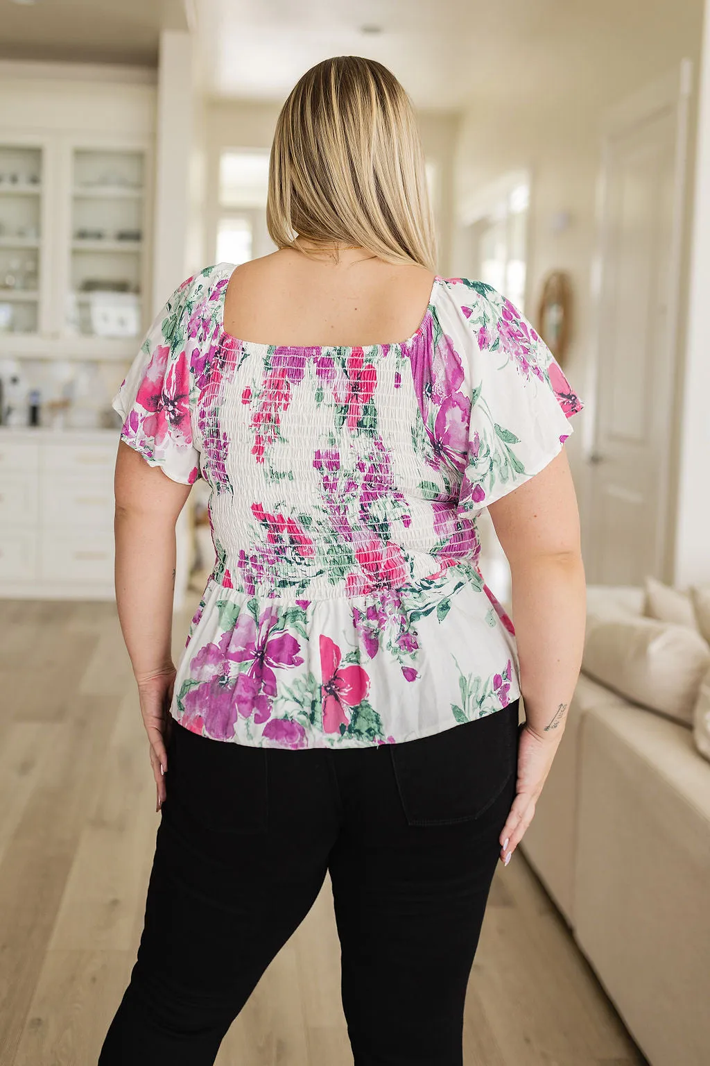 Oh So Simple Floral Top