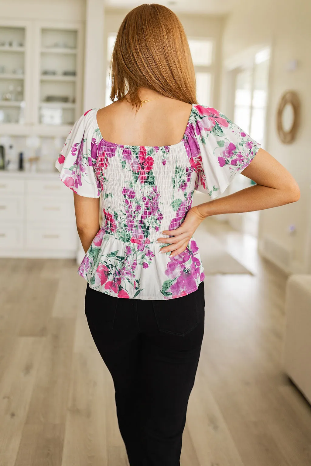Oh So Simple Floral Top