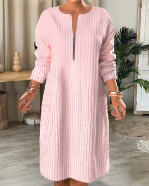 Olga® | Simple dress with zipper