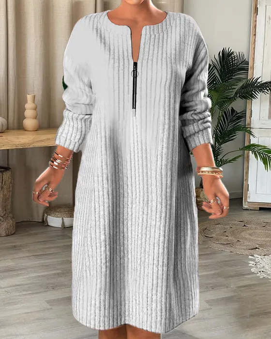 Olga® | Simple dress with zipper