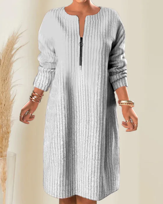 Olga® | Simple dress with zipper