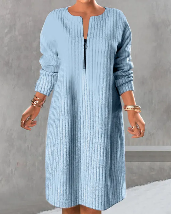 Olga® | Simple dress with zipper
